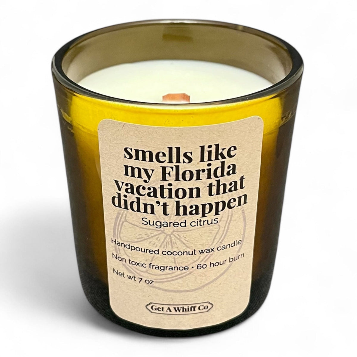 Minimalist Amber Candles — Choose Your Scent